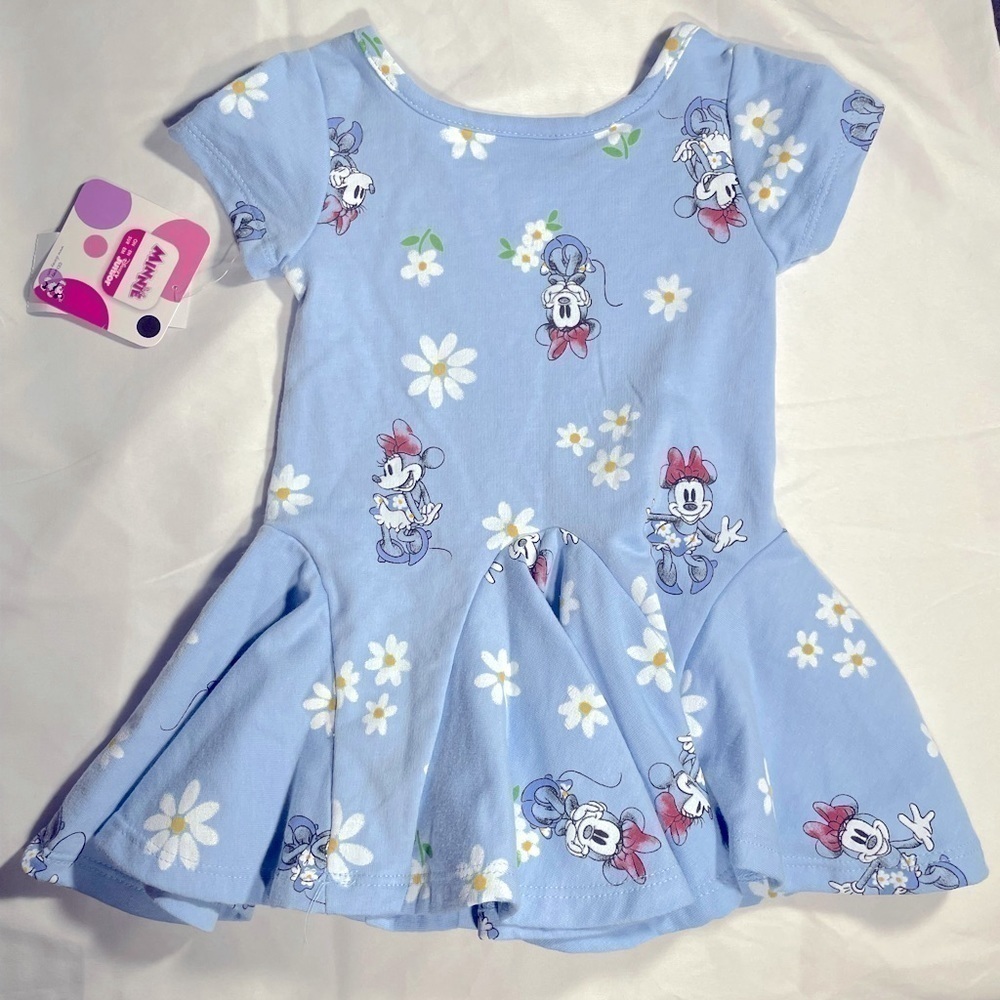 Disney Junior Minnie Mouse Baby Character Dress Blue Size 12M - Picture 2 of 3